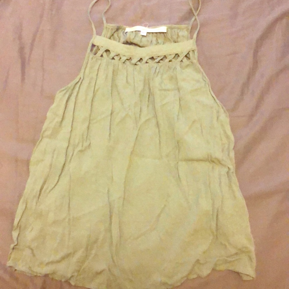Sage green tank top